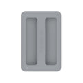 Silicone Toaster Cover 2 Slice Wide Slot,Reusable Heat Resistance Bread Machine Topper Cover,Dirt Proof Sandwich Accessories That Fit Most Toasters,Simple Design Easy to Clean & Wipe Gray