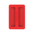 Silicone Toaster Cover 2 Slice Wide Slot,Reusable Heat Resistance Bread Machine Topper Cover,Dirt Proof Sandwich Accessories That Fit Most Toasters,Simple Design Easy to Clean & Wipe Red