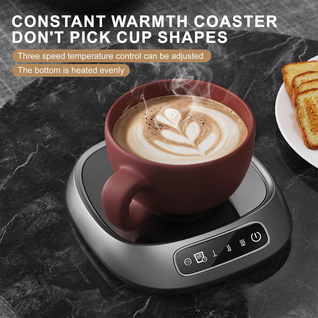 Coffee Mug Warmer, Mug Warmer for Office Desk, Electric Coffee Cup Warmer for Desk with 3-Temp Settings, Advanced Temperature-Controlled Beverage Warmers Heating Plate, for Coffee, Milk, Tea Multicolor
