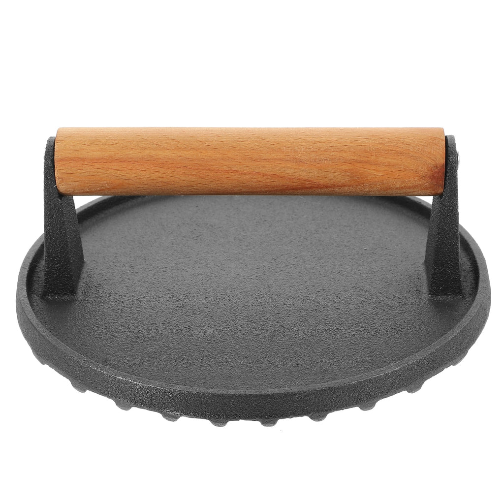 Worgeous Cast Iron Meat Press Burger Smasher Sandwich Toaster Bacon Skillet Sausage Patties