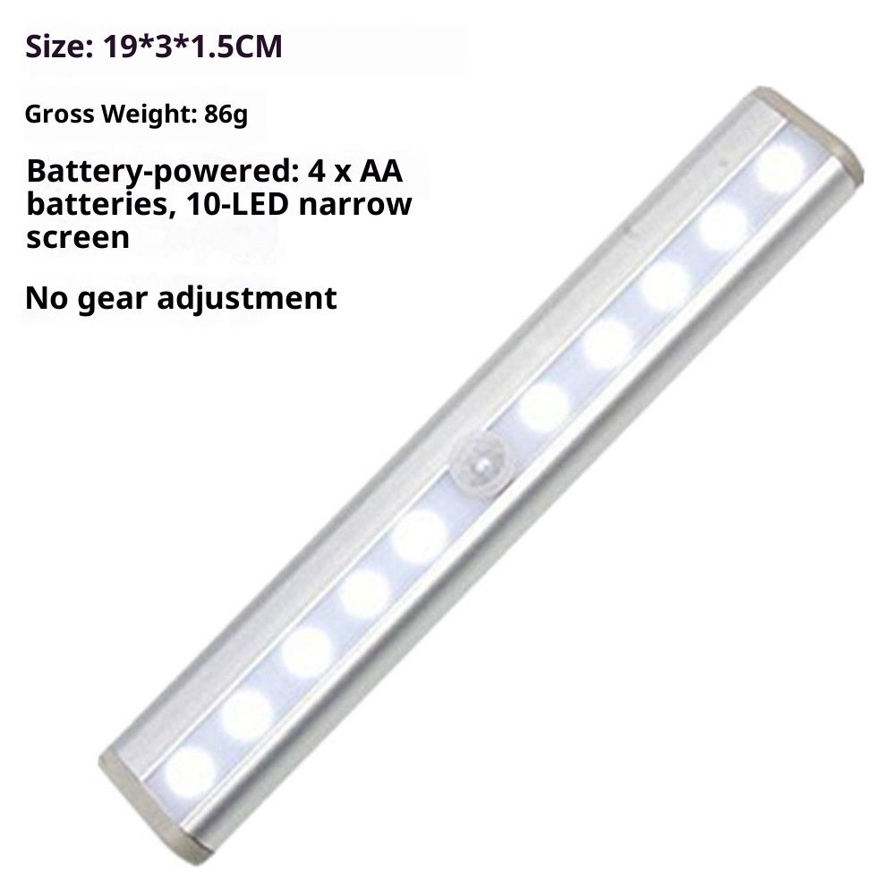 2x Motion Sensor RV Step Lights 10 LED Battery Magnetic Night Light Camper
