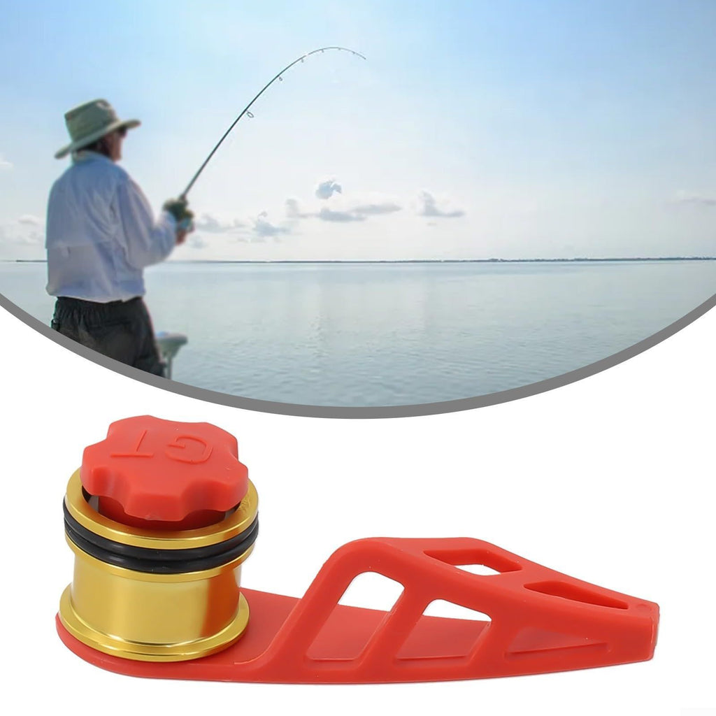 Bobbin Knotter Knot Machine Heavy Knot Assist Knotting Machine Fishing Tool Winder Fishing Bobbin KNOTTER Fishing LINE   For 0.3-3.0 PE line(red)