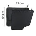Dog Car Door Protector丨2 Pack Extra Big & Thick Anti Pet Scratching Waterproof Vehicle Door Covers Guard Truck Interior Panel Safe SUV Universal Black