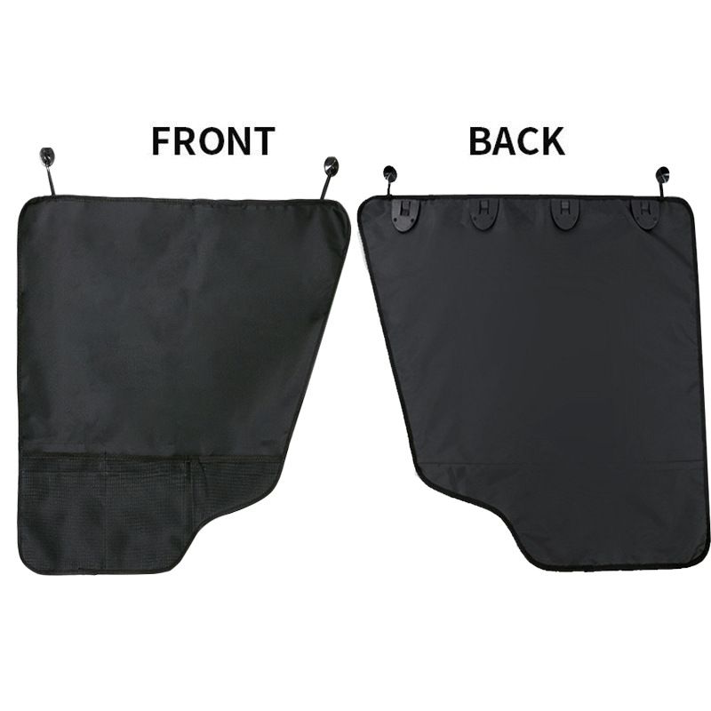Dog Car Door Protector丨2 Pack Extra Big & Thick Anti Pet Scratching Waterproof Vehicle Door Covers Guard Truck Interior Panel Safe SUV Universal Black