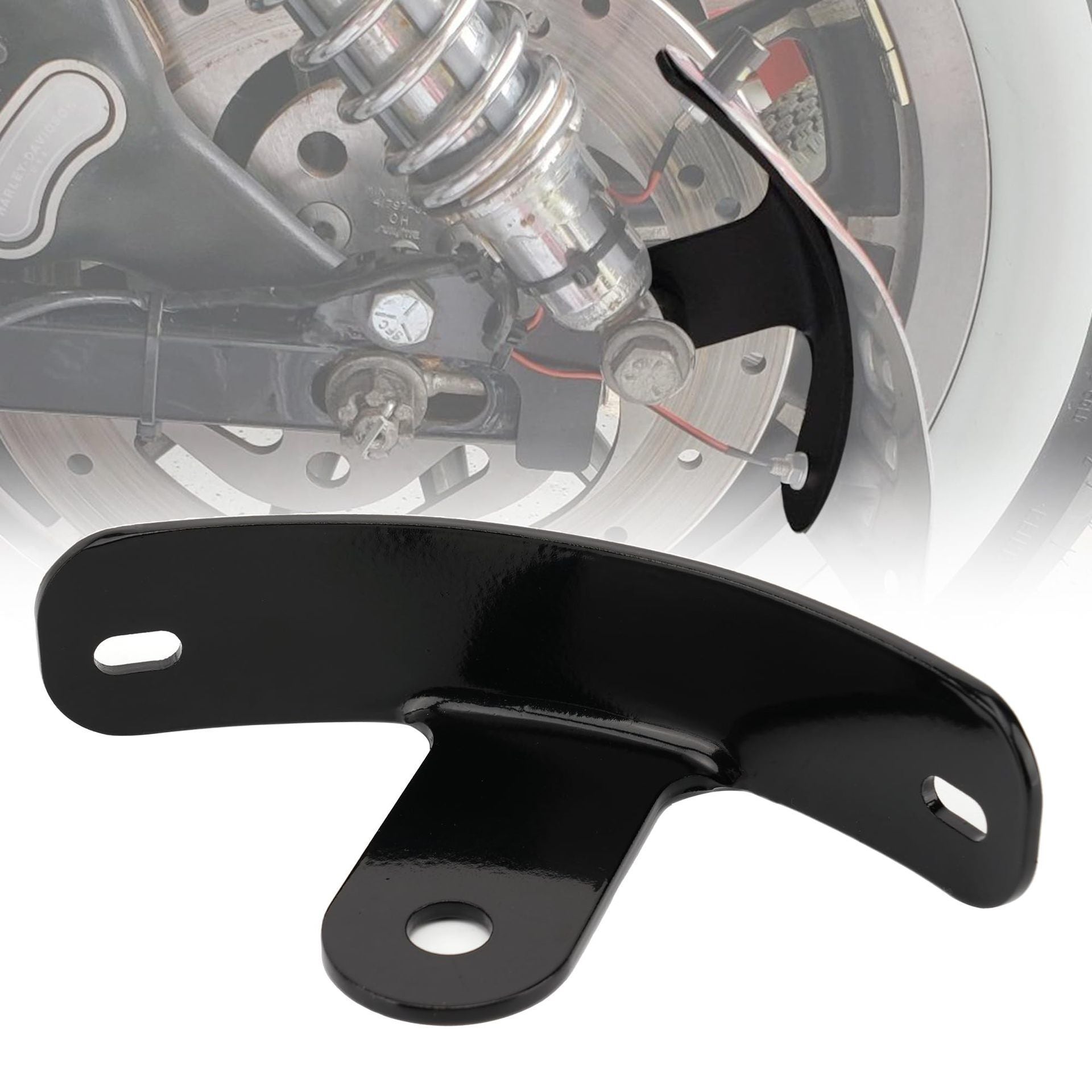 Rear License Plate Tag Mount Bracket Side Support Holder Curved Motorcycle modification installation bracket side support
