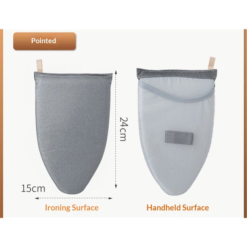 2pcs  Garment Steamer Ironing Gloves Anti Steam Glove Heat Resistant Garment Steamer , Garment Steam Accessories for Clothes（pointed tip）