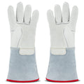 Cryogenic Gloves 40cm Long Mid-arm LN2 Protective Gloves for Liquid Nitrogen/Dry Ice/Cold Storage