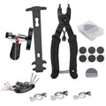 12 in 1 Bike Chain Repair Tool Kit Set, Cycling Bicycle Chain Breaker Splitter Cutter & Wear Indicator Checker & Master Link Pliers Remover & Reusable Missing Connector