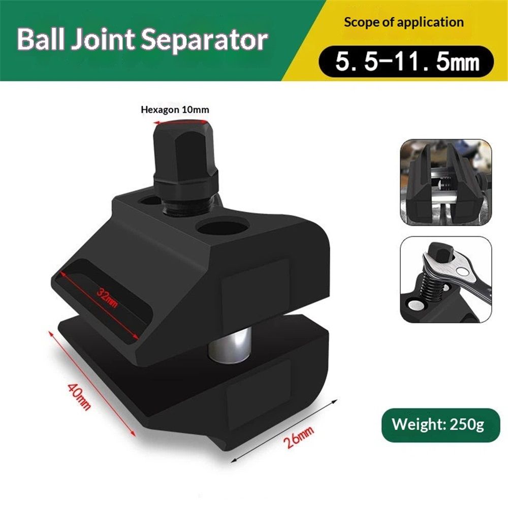 2 pack Universal Suspension Strut Split Hub Steering Knuckle Spreader Tool,Strut Spreader Tool（black）