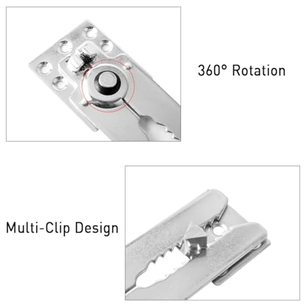 2 Pack Sectional Couch Connector Screws, Heavy Duty Sofa Connectors for Sectionals, Couch Clamps to Make Sectional Stay, Multi-Card Design Furniture Connectors