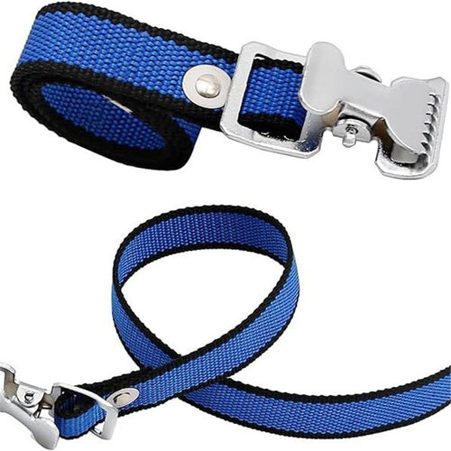 4PCS Drywall Stilts Straps, Adjustable Drywall Foot Band Straps Kit,Replacement Part for Stilts, 4 Shoe Straps + 8 Screws + 8 Spacers, Blue