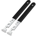 2-in-1 Paver Removal Tool with Hex Wrench, 2 Pcs Set Paver Puller Tool with Double Joint Scraper, Micro-Tooth Groove & Non-Slip Handle