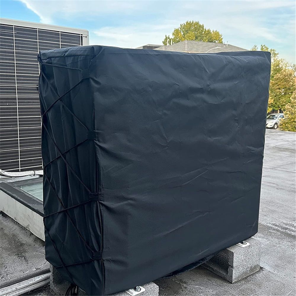 Mini Split Cover - Large Condenser Covers for Outside Unit, 210D Oxford Fabric Heavy Duty Rectangle Air Conditioner Outdoor Compressor Cover