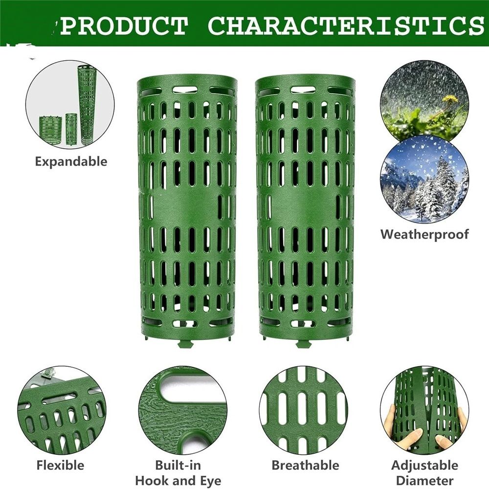 8 Pack Tree Trunk Protector, Bark Guard Breathable for Wildlife Protection, Expandable Wraps to Protect Heavy Duty Deer