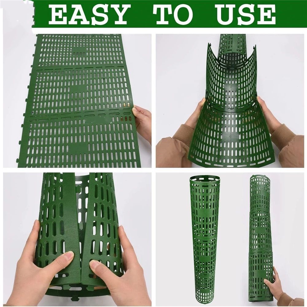 8 Pack Tree Trunk Protector, Bark Guard Breathable for Wildlife Protection, Expandable Wraps to Protect Heavy Duty Deer
