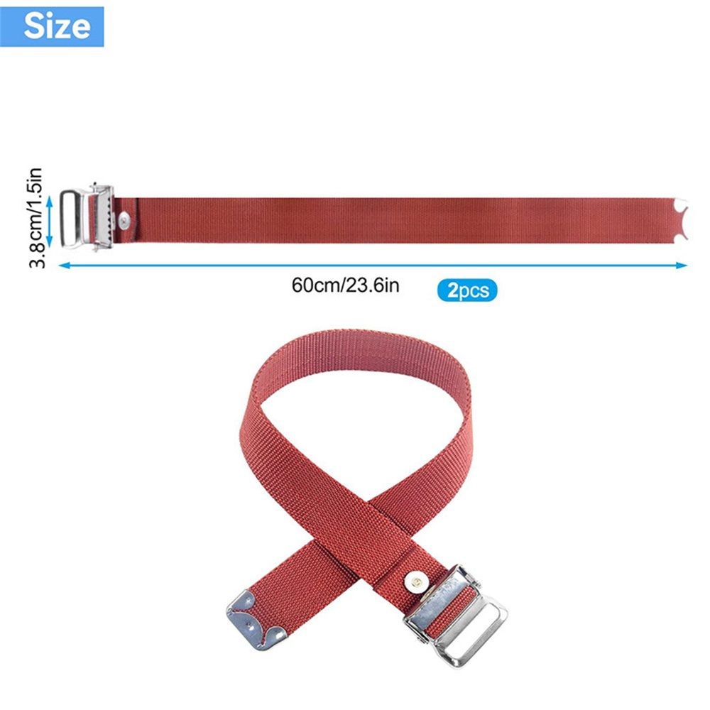 2PCS Drywall Stilts Leg Band Straps, Drywall Stilt Replacement Part Stilts Straps, Nylon Adjustable Leg Fixation Strap Kit, for Street Performance, Home Improvement