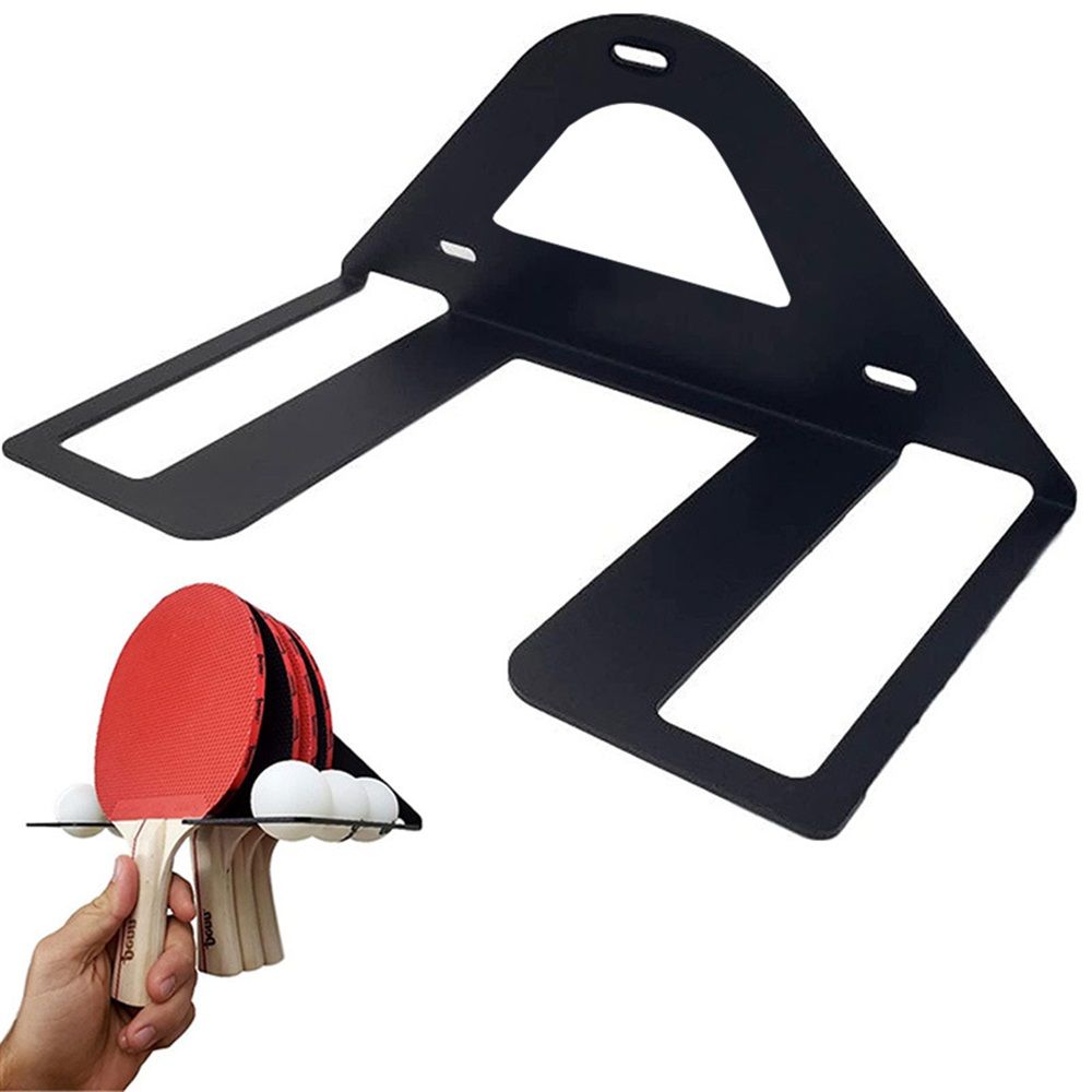 Elite Ping Pong and Table Tennis Storage Rack,  Slot for Balls Slot for Paddles, Ping Pong Ball Holder, Hardware Included