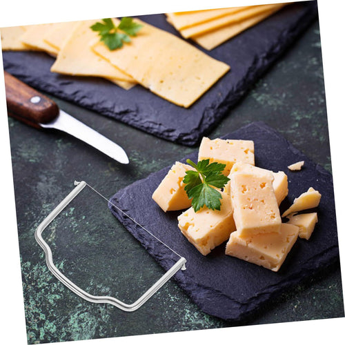 4pcs Stainless Steel Cheese Slicer Wire Cutters Block Cheese Slicer Easy to Use  multi-purpose butter knife cheese slicer