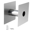 2.36'' Stainless Steel Vent Wall Thimble for Indoor Gas Water Heater Thickening Stainless Steel Vent Wall Thimble,for Indoor Gas Tankless Water Heater,Ideal for Home Heating and Bathroom Setups