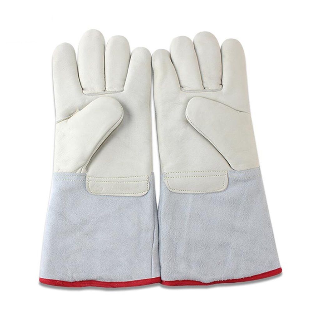 Cryogenic Gloves 14.2"/36cm Long Mid-arm LN2 Protective Gloves for Liquid Nitrogen/Dry Ice/Cold Storage
