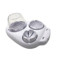 3-In-1egg Slicer For Hard Boiled Eggs,Stainless Heavy Duty Egg Slicer Kitchen Gadget, Fit Strawberry, Apple, Banana, Cherry, Tomato, White