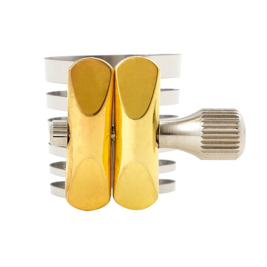Sax Mouthpiece Soprano Saxophone Mouthpiece Soprano Sax Ligature Brass Ligature Fastener Adjustable Screw