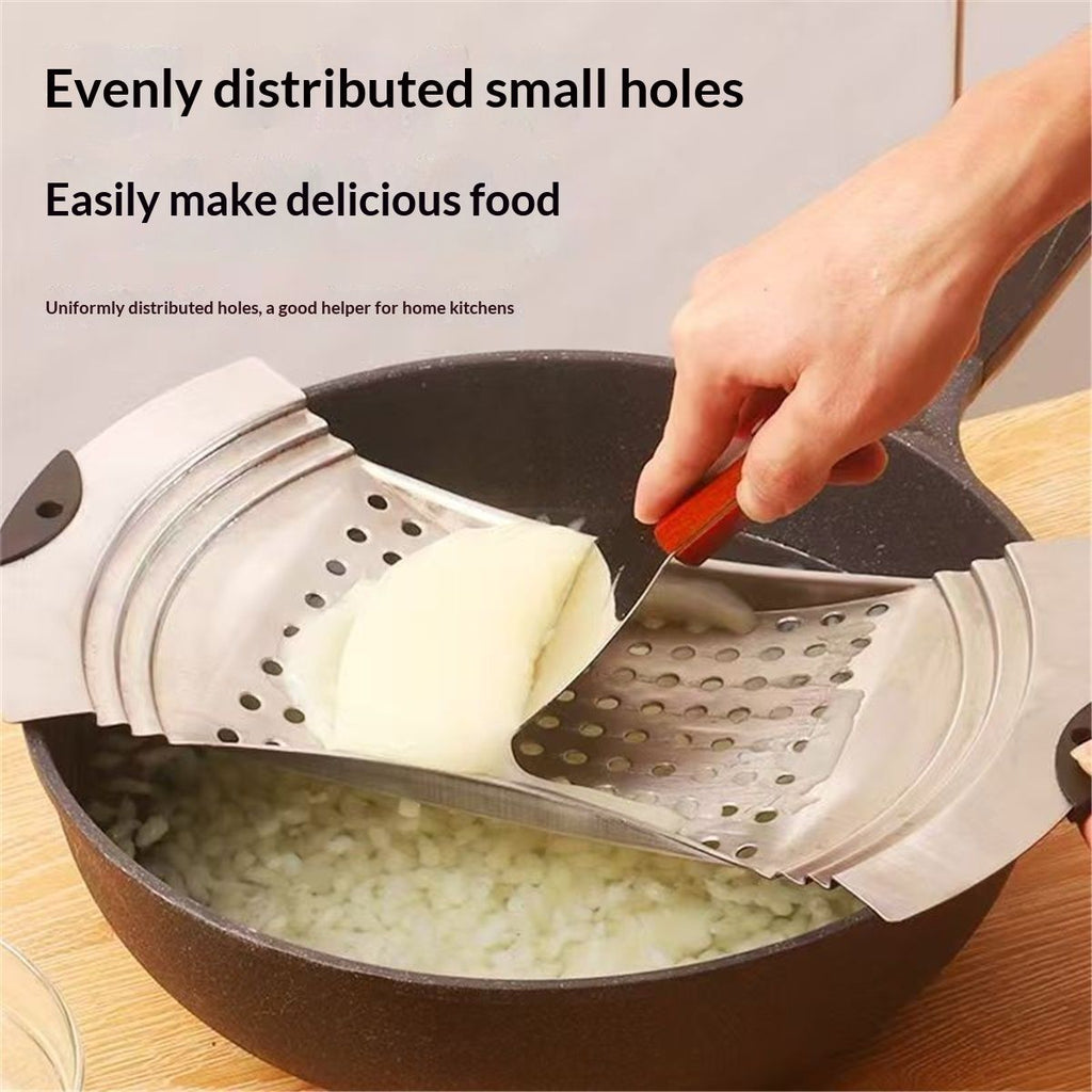 Premium Grade Stainless Steel Spaetzle Maker, Spaetzle Plane with Pastry Scraper Traditional  Egg Noodle Maker