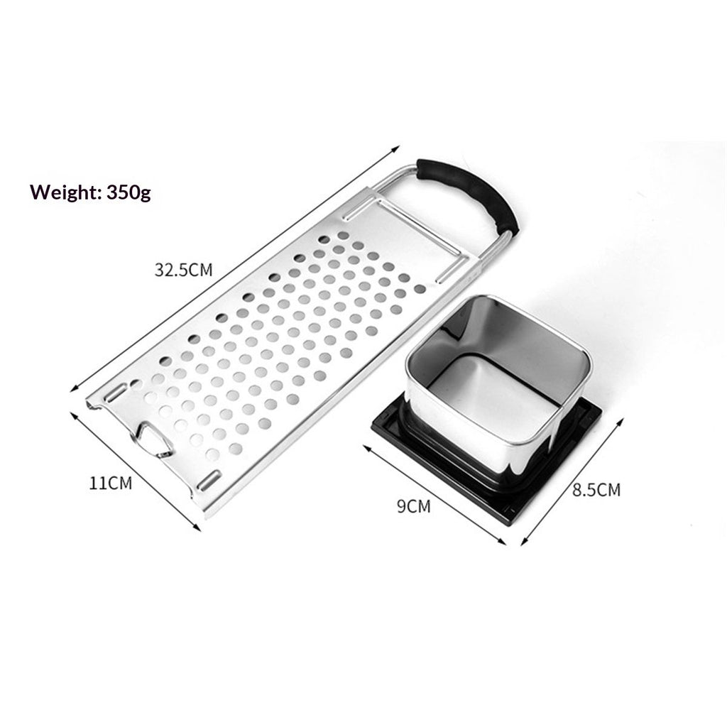 Spaetzle Maker, Premium Grade Stainless Steel Spaetzle Press, Efficient Homemade Spaetzle and Knoepfle, Dishwasher Safe Spaetzle Noodle Maker with Comfort Handle for Pots Up to 30 CM