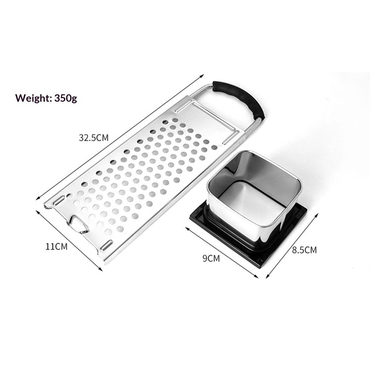 Spaetzle Maker, Premium Grade Stainless Steel Spaetzle Press, Efficient Homemade Spaetzle and Knoepfle, Dishwasher Safe Spaetzle Noodle Maker with Comfort Handle for Pots Up to 30 CM