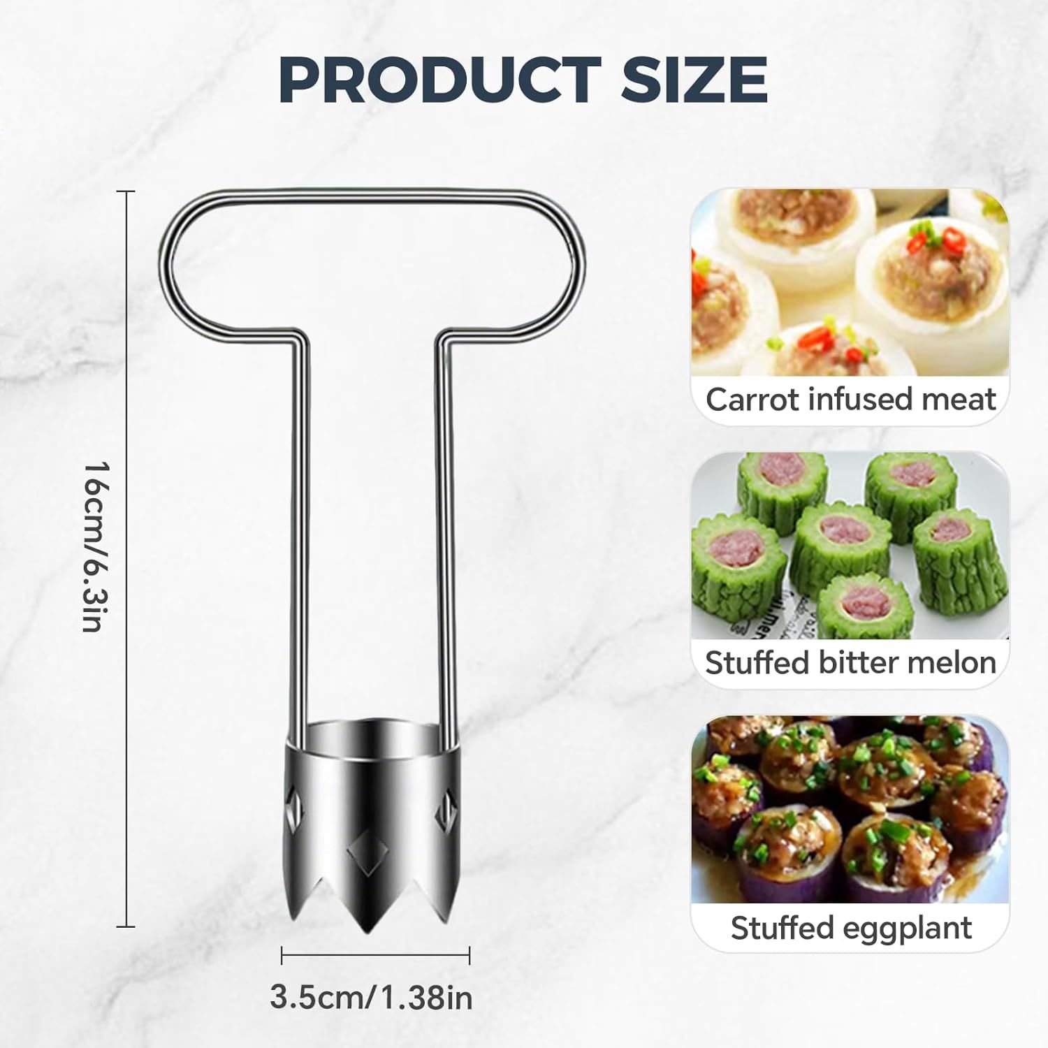 Red Bell Pepper Seed Corer,Stainless Steel Fruite Corer,Vegetable Corer Tool Cutter Pepper Seed Remover Tool,For Vegetables Fruit Corer Kitchen Gadget (4 PCS)
