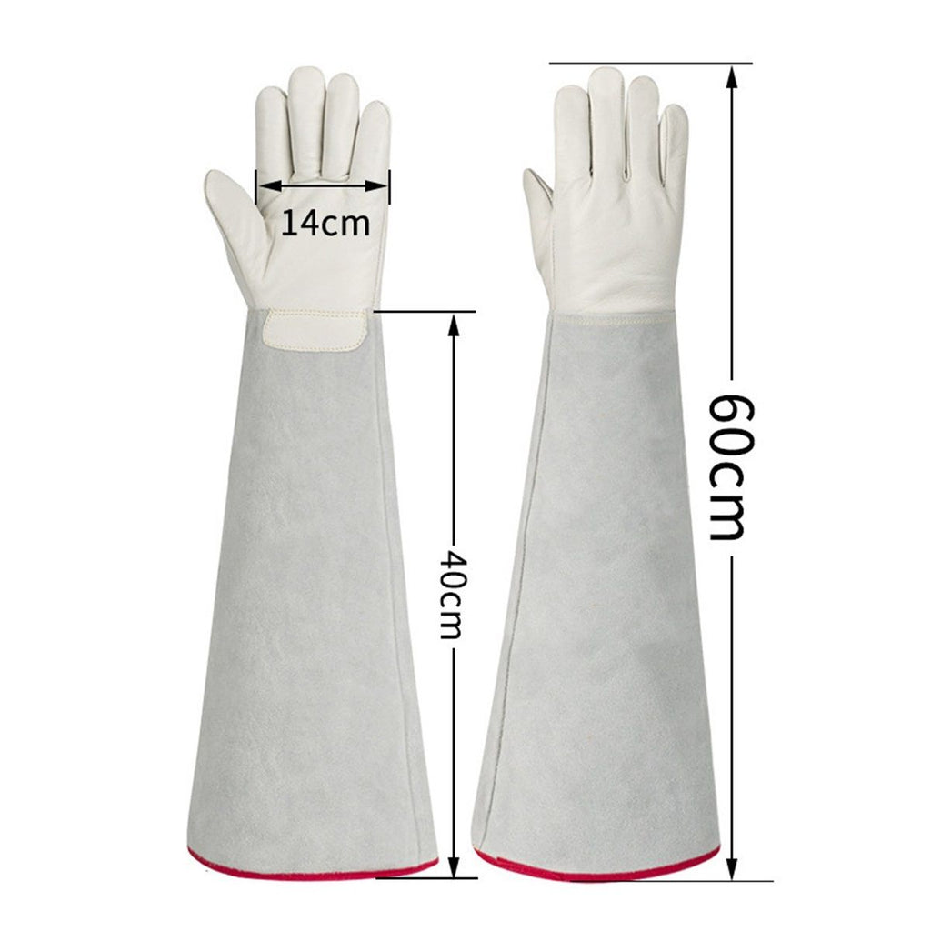 Cryogenic Gloves Low Temperature  Liquid Nitrogen Protective Gloves Cold Storage Safety Frozen Gloves  60cm