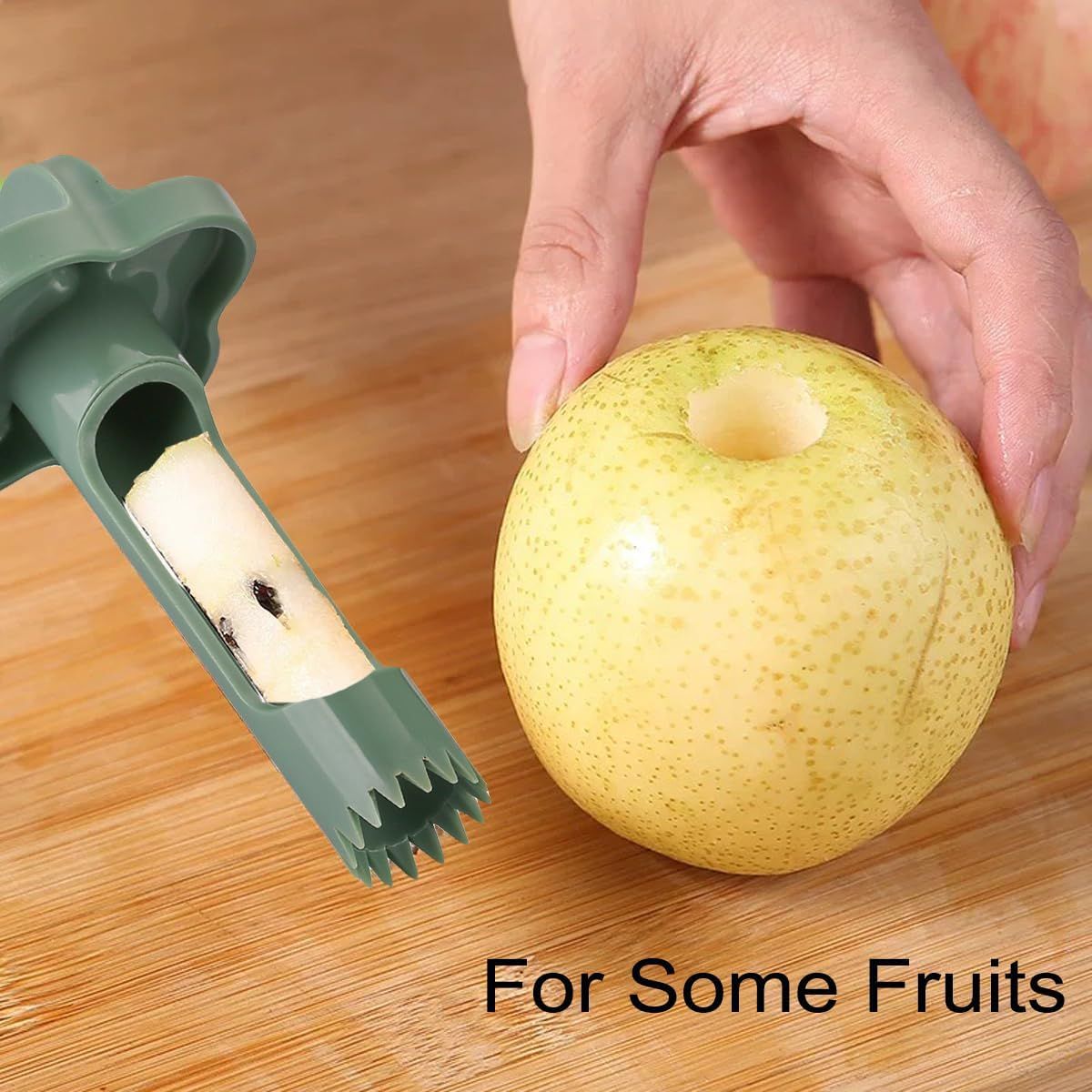 4pcs Pepper Seed Corer Remover, Upgrade 2 in 1 Bell Pepper Cutter Quickly Cutting and Deseeding Bell Pepper Corer Tool for Vegetables Kitchen Gadget