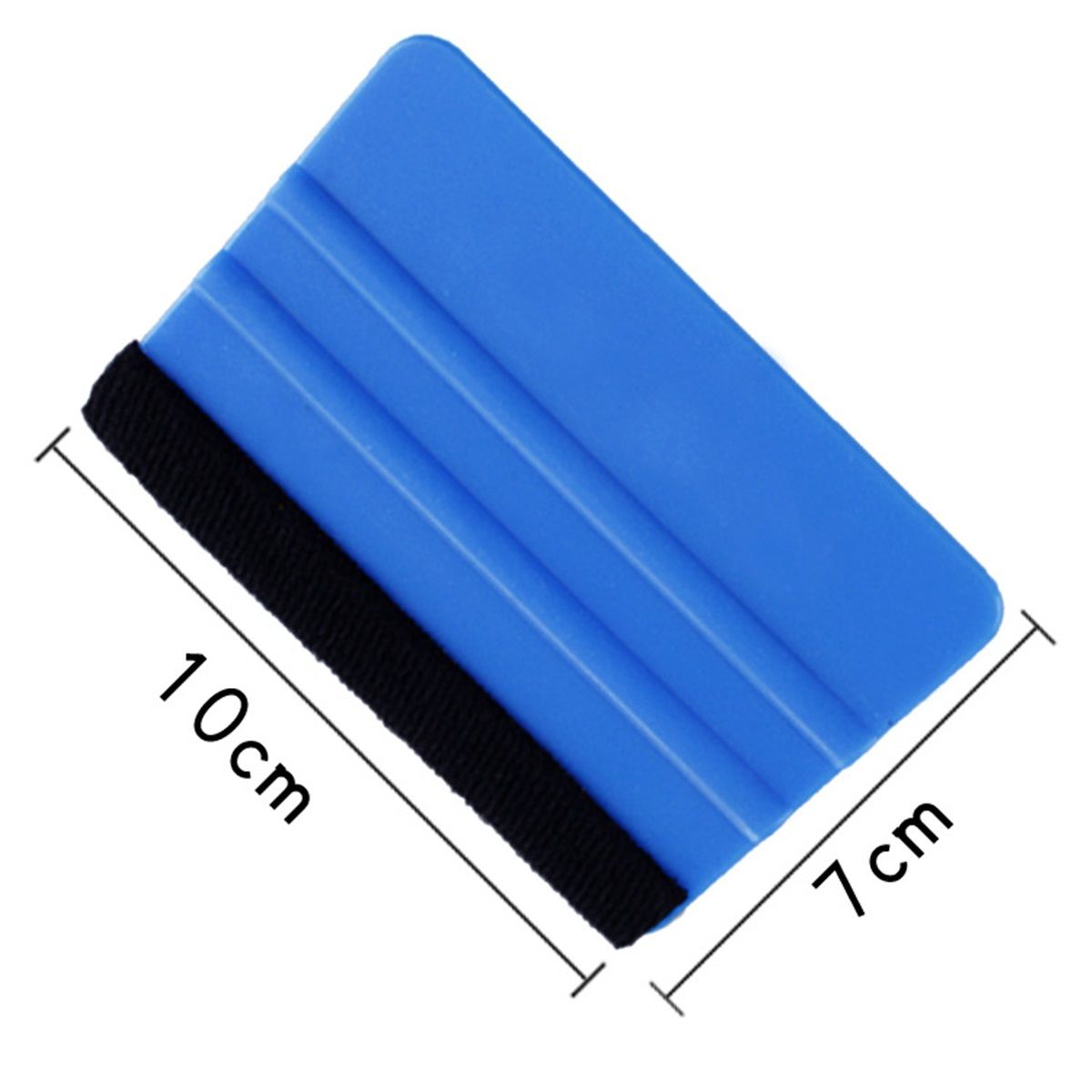 Durable Black Felt Edge Vinyl Squeegee Tool 4-Inch/6 inch, Car Vinyl Film Wrapping Decal Window Tint Work, Professional Scratch Free Squeegee (Pack of 20)