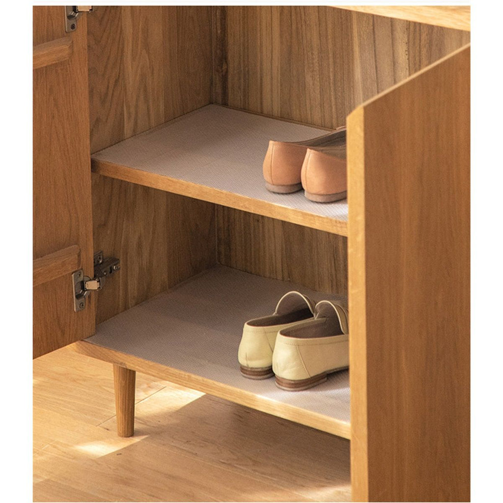 Shelf Liners, 12 in*32.8 ft  Kitchen Drawer Mats, Non-Adhesive EVA Cupboard Protector, Cabinet Lining, Refrigerator Liner (Clear Dot)