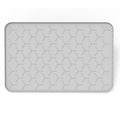 Cat Litter Box Mat, Large 34" X 22" Litter Trapping Mat for Cats, Waterproof Silicone Pad for Floor, Gray
