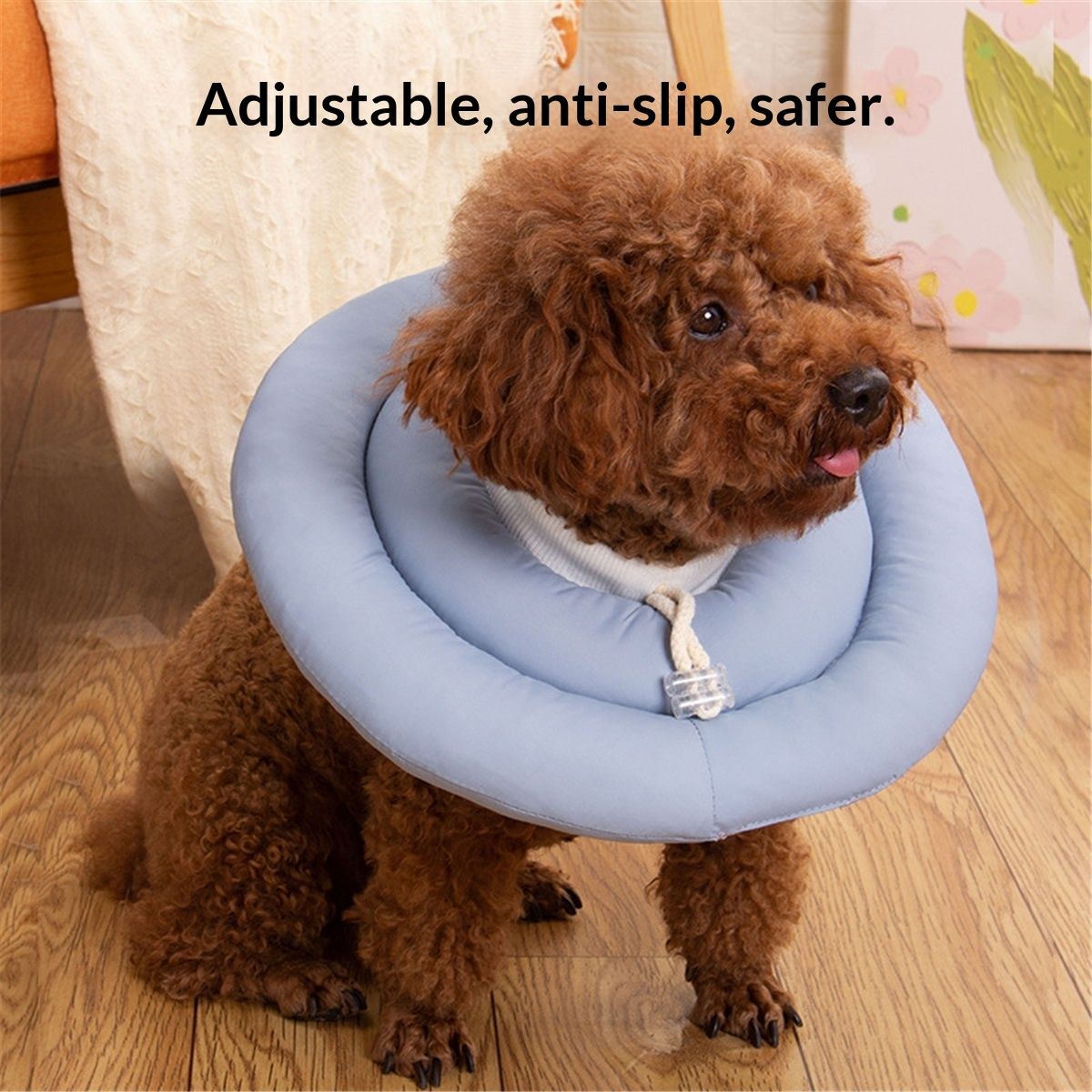 Soft Dog Cone Alternative for Small Dogs, Cats & Medium Dogs - Comfortable, Adjustable  Collar for Recovery
