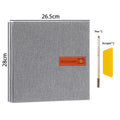 Large Photo Album Self Adhesive 4x6 5x7 8x10 Scrapbook Album DIY Picture Book,Gifts for Mom,Family Baby and Wedding,with Metal Pen and Plastic Board