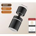 Faucet Aerator, 360° Swivel Kitchen Sink Aerator, 2-Flow Sink Sprayer Attachement, Faucet Replacement Part Female Thread - Matte Black