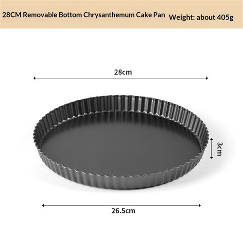 11 & 9 Inch Round Tart Pans with 2Pcs 4'' Mini Pans. Removable Bottom, Non-Stick Coating, Rugged Carbon Steel for Tart Quiche Pie Making. Gift for Christmas Thanksgiving Party Festival Family