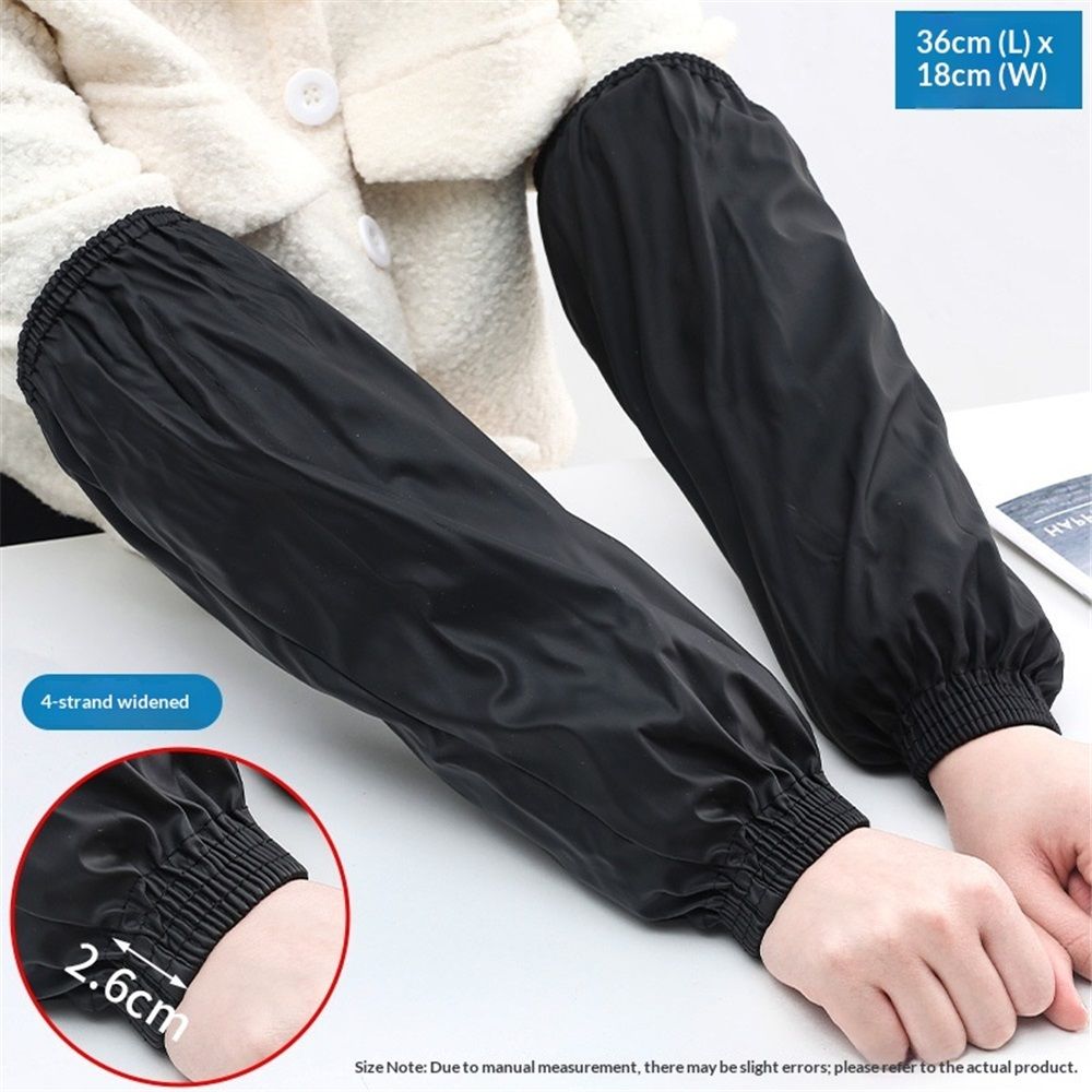 4pairs Waterproof Arm Sleeves Covers, PVC Arm Protector, Oilproof Oversleeves Protection, Forearm Protector for Cleaning Fish, Car Washing, Painting, Dish Washing, Cooking, Butcher and Dog Grooming