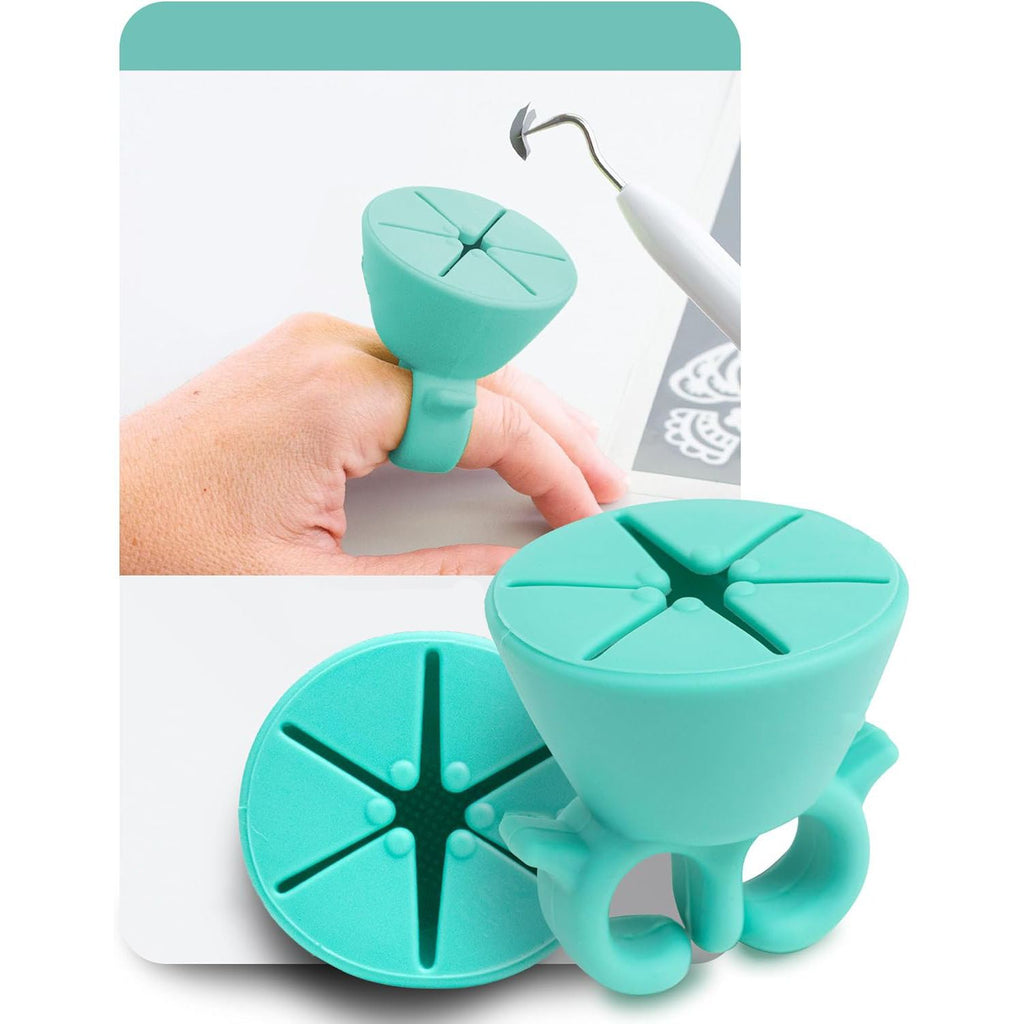 3pcs Craft silicone Weeding Scrap Collector Ring | Weeding Tools for silicone Heat Transfer, Crafting & Adhesive Paper Sheets Holder | Portable Heat Press Accessories and Supplies