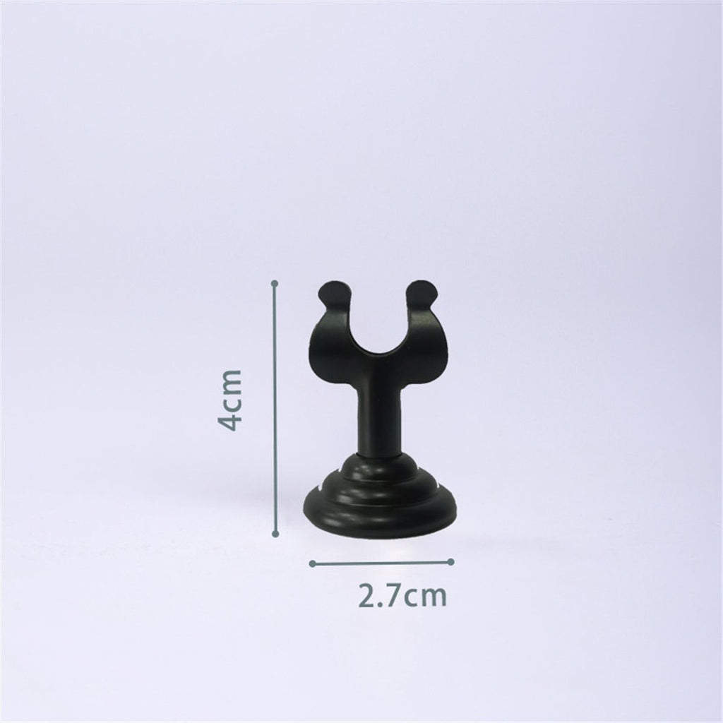 Ring-Clip Number Holder/Number Stand/Place Card Holder, Set of 12, 1.5-Inch, Black for Photos, Food Signs, Memo Notes