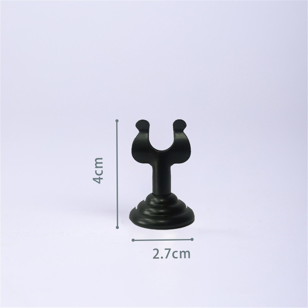 Ring-Clip Number Holder/Number Stand/Place Card Holder, Set of 12, 1.5-Inch, Black for Photos, Food Signs, Memo Notes