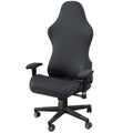 Cloth Stretch Polyester Chair Cover for Reclining Racing Gaming Chair (Only Chair Covers) (Black)
