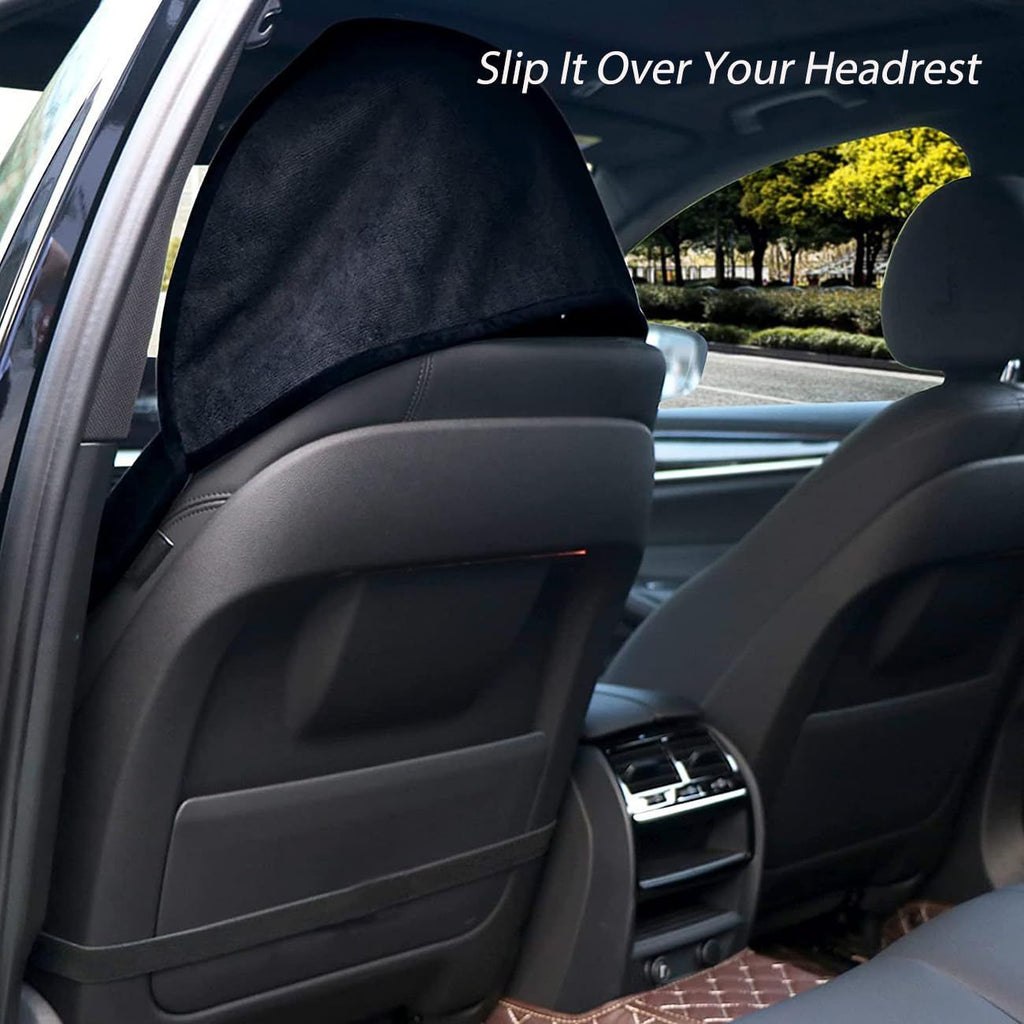 Waterproof Seat Cover Towel, Premium Sweat Carseat Protector, Perfect for Universal Anti-Slip Car Truck SUV Seat, Great for Surfing Yoga Gym Workout, Black