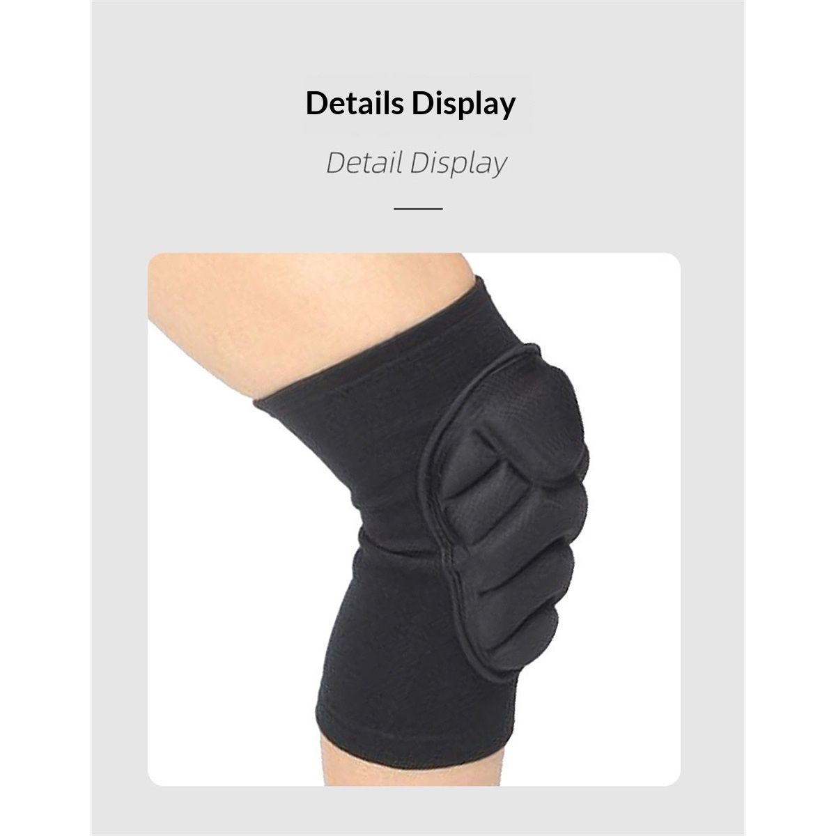 Knee Pads- Breathable Soft Lightweight Knee Padded for Skiing Skating Snowboarding Unisex （XL）