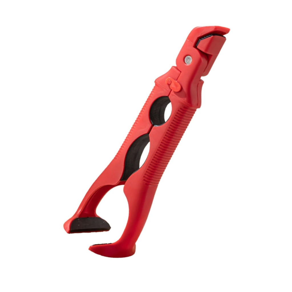 Slip Heat Insulation Anti-Scald Clip,Multi-Function Anti-Scald Bowl Clips Hot Bowl Dish Plate Gripper Clip,Anti-Scald Bowl Holder Clip Tongs Clamp Holder for Kitchen (red/2PCS)