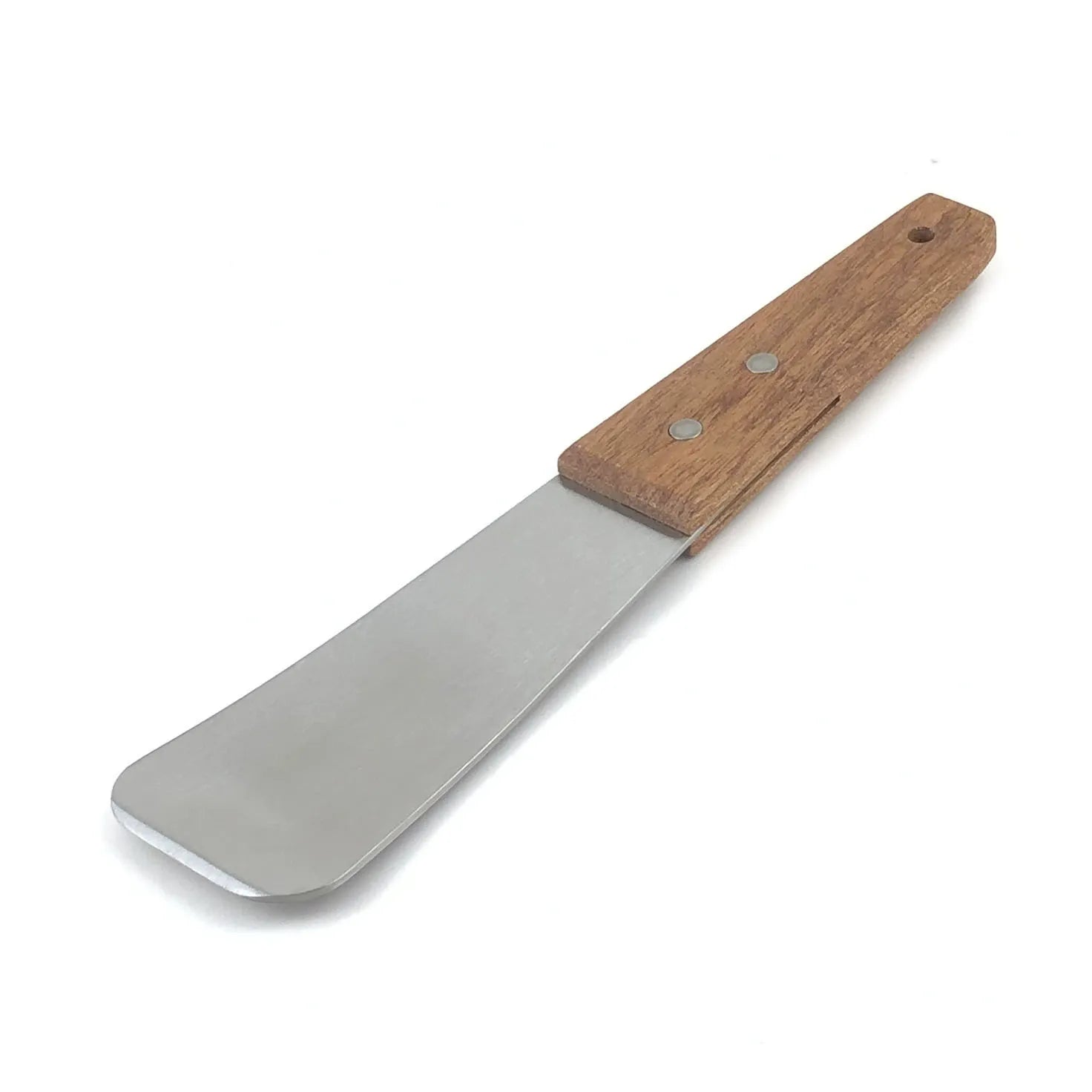Stainless Steel Ice Cream Scoop with Ergonomic Wooden Handle for Scooping Hard Frozen Gelato Sorbet and Dessert Preparation