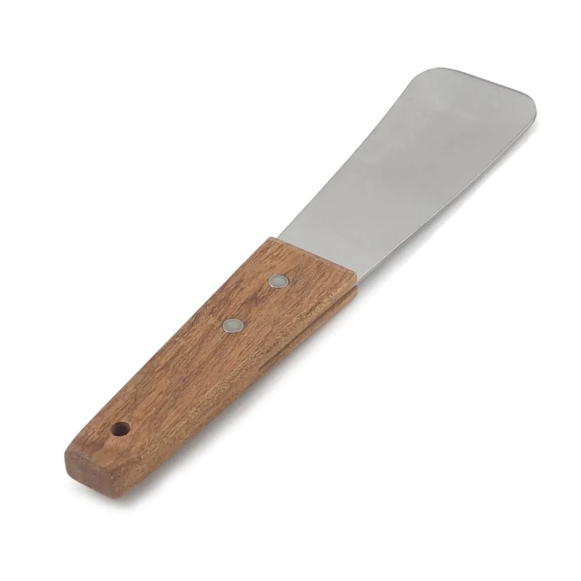 Stainless Steel Ice Cream Scoop with Ergonomic Wooden Handle for Scooping Hard Frozen Gelato Sorbet and Dessert Preparation