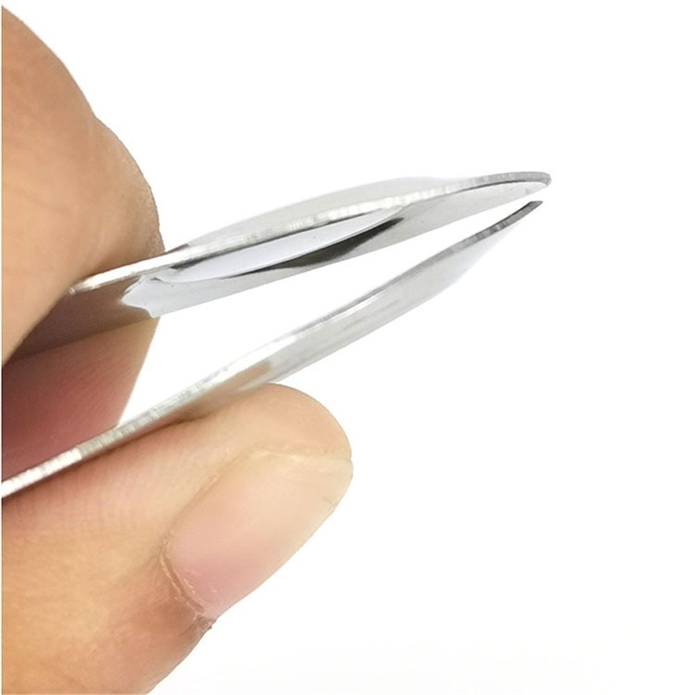 4Pcs Stainless Steel Strawberry Huller Fruit Stem Remover Picker Leaf Peeler Tweezers Kitchen Gadgets for Strawberry Cherry Tomato Fruit Tools, Silver